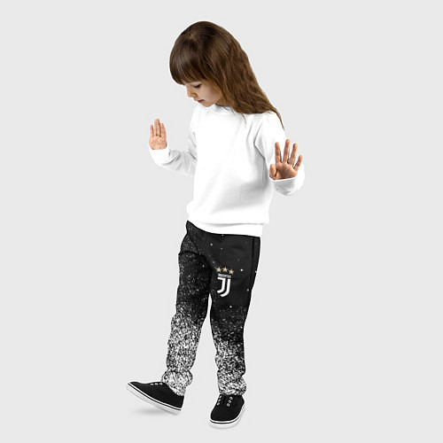 Детские брюки Ювентус краска / 3D-принт – фото 3