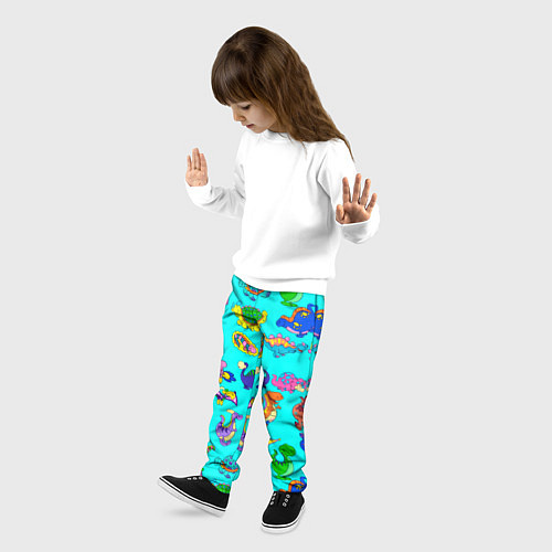 Детские брюки PREHISTORIC DINOSAURS / 3D-принт – фото 3