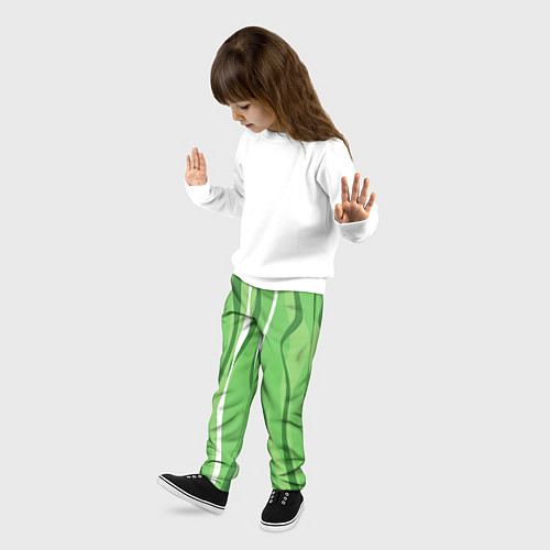 Детские брюки Водоросли / 3D-принт – фото 3
