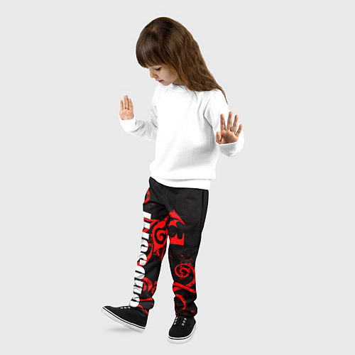 Детские брюки Кроссфит : дракон / 3D-принт – фото 3