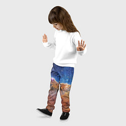 Брюки детские Туманность Киля, цвет: 3D-принт — фото 2