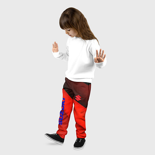 Детские брюки Suzuki - абстракция / 3D-принт – фото 3