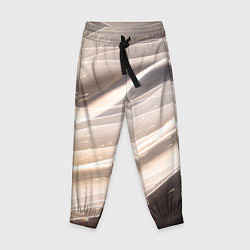 Брюки детские Абстрактные волны и огни бесконечности, цвет: 3D-принт