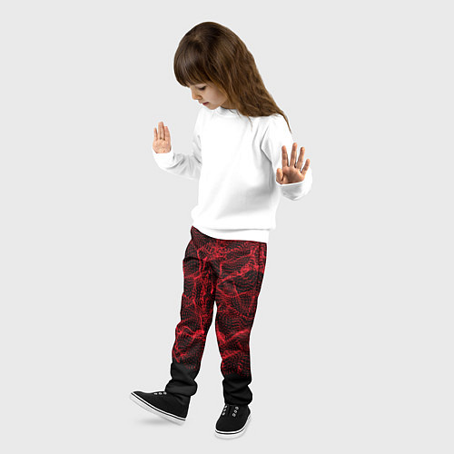 Детские брюки Пиксельная абстракция / 3D-принт – фото 3
