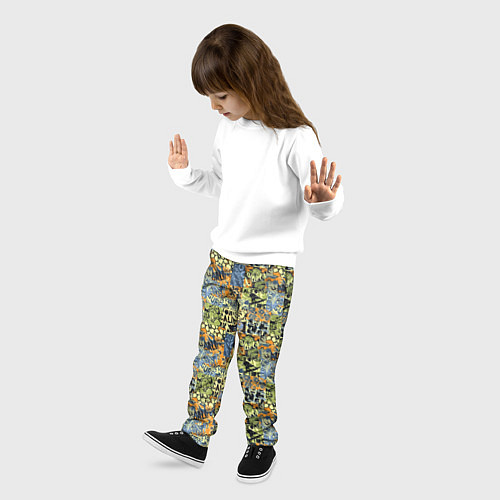 Детские брюки Серфинг и волны / 3D-принт – фото 3