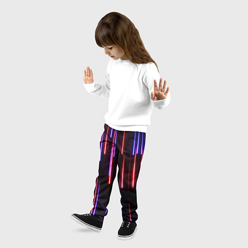 Детские брюки Метеоритный дождь / 3D-принт – фото 3