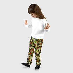 Брюки детские Камуфляж British, цвет: 3D-принт — фото 2