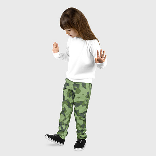 Детские брюки Камуфляж ВСР-93 Флора - Арбуз / 3D-принт – фото 3