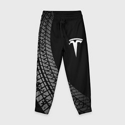 Брюки детские Tesla tire tracks, цвет: 3D-принт