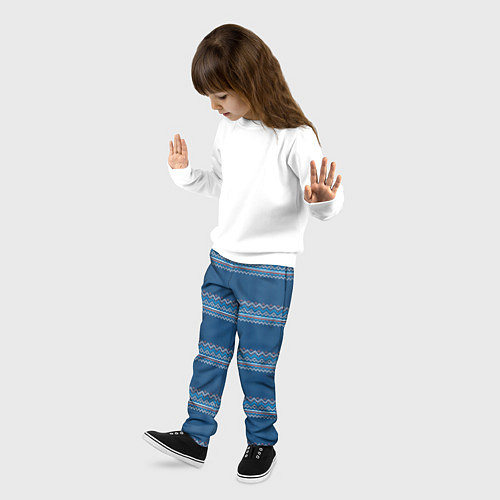 Детские брюки Вязанный классический стиль / 3D-принт – фото 3