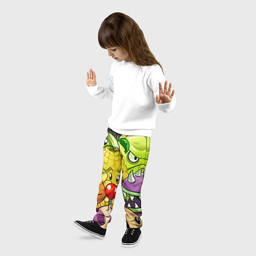 Детские брюки Растения против зомби / 3D-принт – фото 3