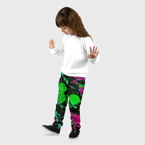 Детские брюки Токсичные пузыри / 3D-принт – фото 3