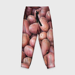 Брюки детские Картофельные клубни, цвет: 3D-принт