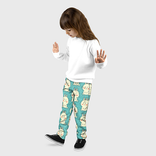 Детские брюки Вырежи зайчат / 3D-принт – фото 3