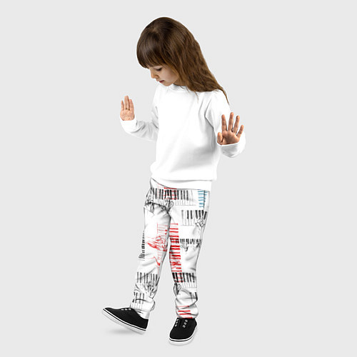 Детские брюки Играем джаз / 3D-принт – фото 3