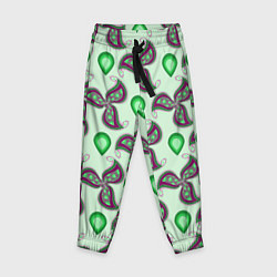 Брюки детские Зеленая капля, цвет: 3D-принт