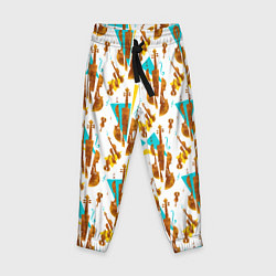 Брюки детские Супрематические скрипки, цвет: 3D-принт