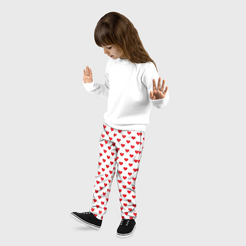 Детские брюки Сердечки - паттерн / 3D-принт – фото 3