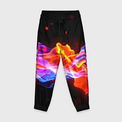 Брюки детские Битвы огней волны, цвет: 3D-принт