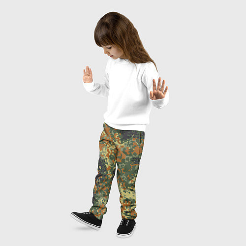 Детские брюки Камуфляж Бундесвер / 3D-принт – фото 3