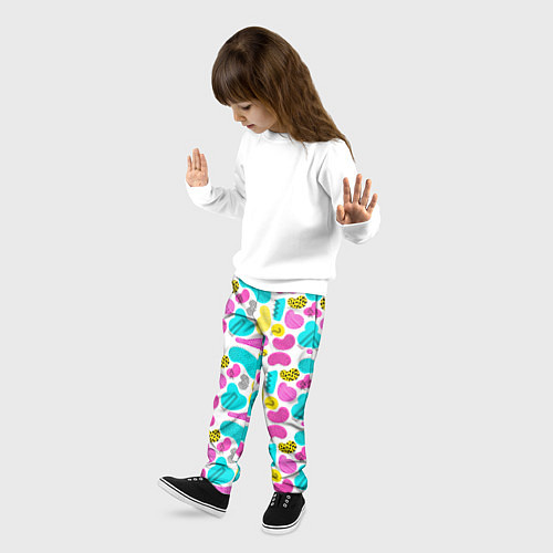 Детские брюки Geometric pattern / 3D-принт – фото 3