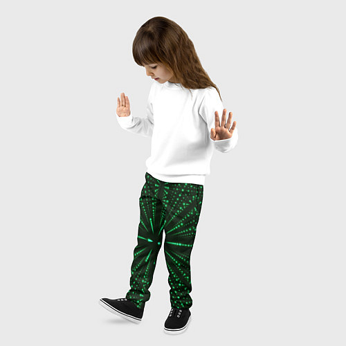 Детские брюки Цифровое пространство / 3D-принт – фото 3