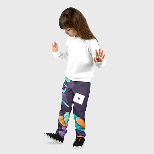 Детские брюки Roblox graffity splash / 3D-принт – фото 3