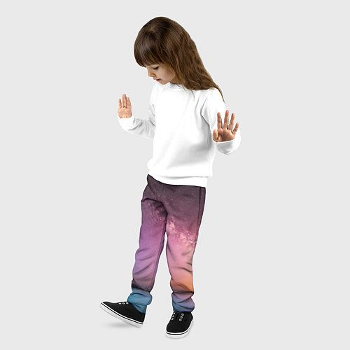 Детские брюки Магический космос / 3D-принт – фото 3