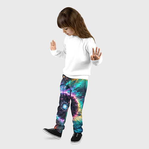 Детские брюки Астрономический пейзаж / 3D-принт – фото 3