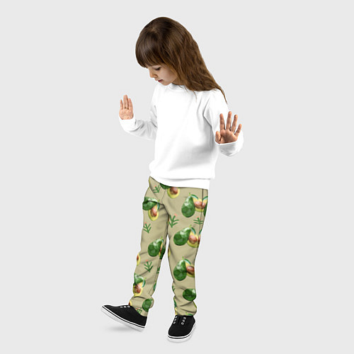 Детские брюки Авокадо и веточка / 3D-принт – фото 3