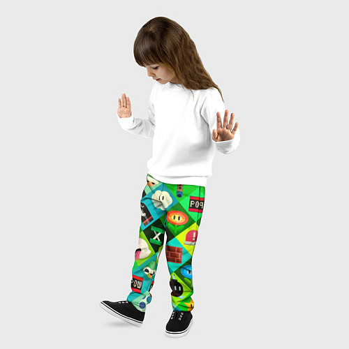 Детские брюки Марио паттерн / 3D-принт – фото 3