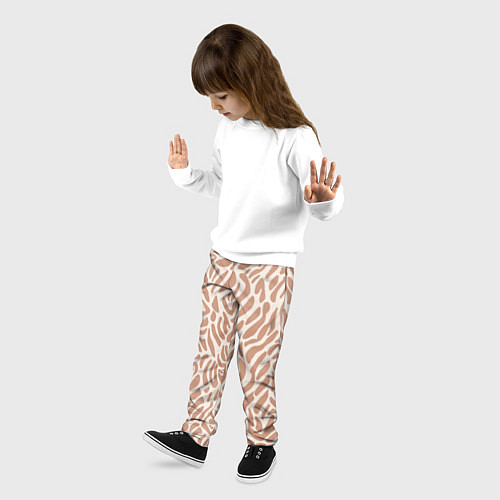 Детские брюки Африканский пятнистый узор / 3D-принт – фото 3