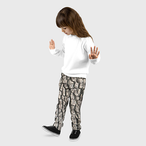 Детские брюки Кора дерева / 3D-принт – фото 3