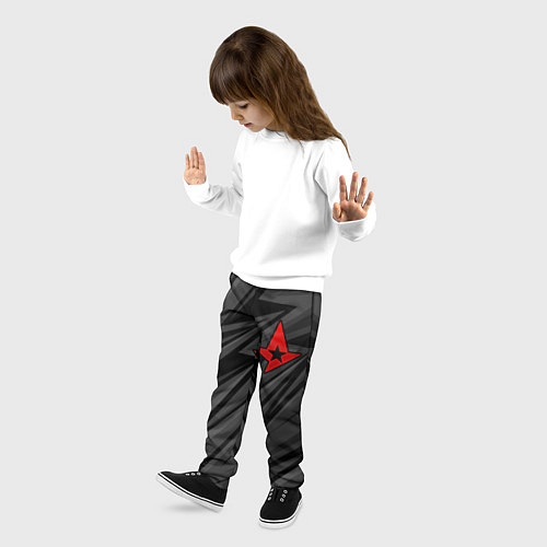 Детские брюки Astralis - монохромный / 3D-принт – фото 3