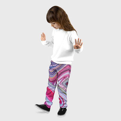 Детские брюки Scarlet waves / 3D-принт – фото 3