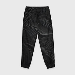 Брюки детские Black texture, цвет: 3D-принт