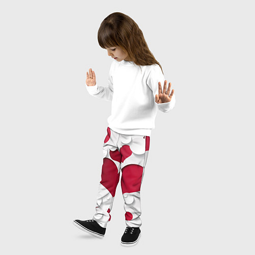 Детские брюки С любовью для вас / 3D-принт – фото 3