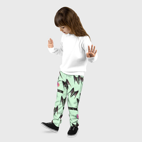 Детские брюки Хищник - логотип / 3D-принт – фото 3