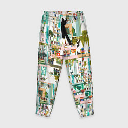 Брюки детские NFTcity, цвет: 3D-принт