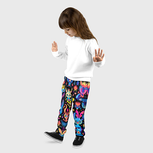 Детские брюки Космические монстрики / 3D-принт – фото 3