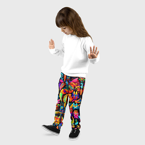 Детские брюки Мифические монстрики / 3D-принт – фото 3