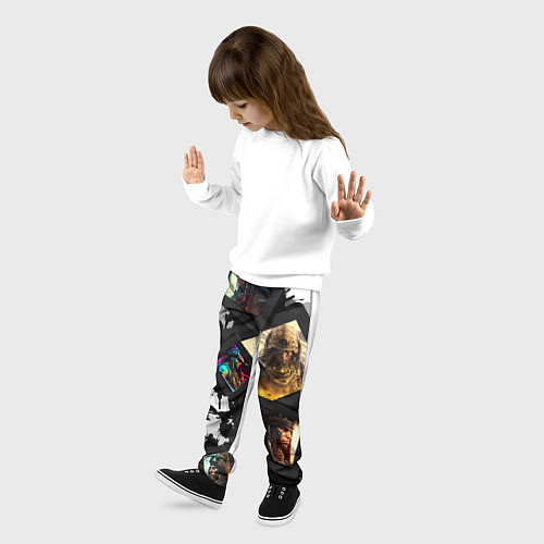 Детские брюки Вождь Апачи / 3D-принт – фото 3