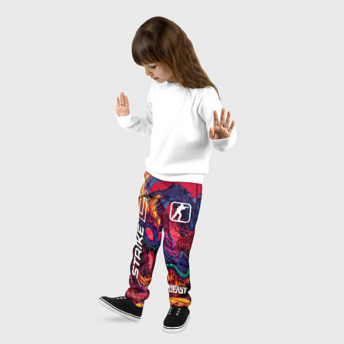 Детские брюки CS 2 hyper beast / 3D-принт – фото 3