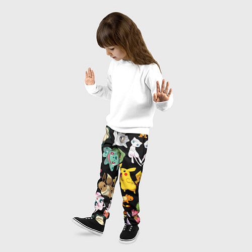 Детские брюки Пикачу и другие покемоны / 3D-принт – фото 3