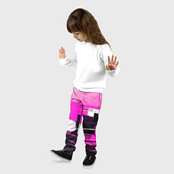 Брюки детские Black pink - girl-group - South Korea, цвет: 3D-принт — фото 2