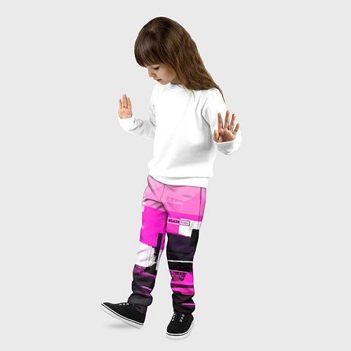 Детские брюки Black pink - girl-group - South Korea / 3D-принт – фото 3
