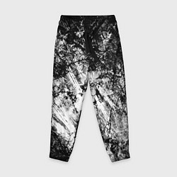 Брюки детские Зимний лес узоры, цвет: 3D-принт