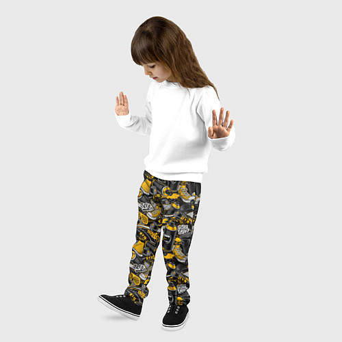Детские брюки Graffiti style / 3D-принт – фото 3