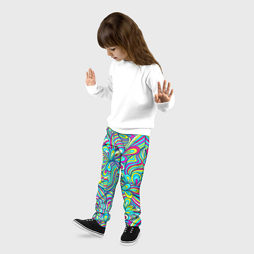Детские брюки Узоры метаморфозы / 3D-принт – фото 3