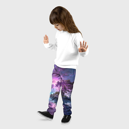 Детские брюки Волшебный остров / 3D-принт – фото 3